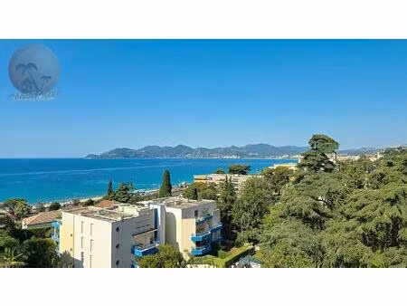 cannes à 2 pas des plages du midi à vendre 2 pièces de 57 m2 vue mer avec loggia de 12 m2.