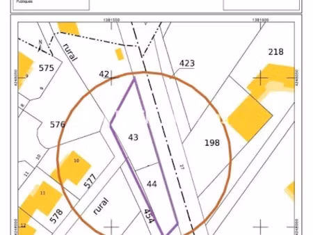 vente terrain 417 m² à vendays-montalivet (33930)  57 000 €