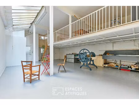 local commercial à usage mixte esprit atelier