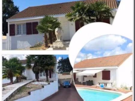 maison à cholet - 6 chambres - piscine quartier le plessis