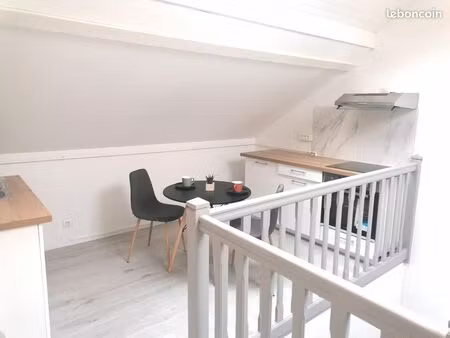 appartement f2 meublé 50 m² – cuisine équipée – chauffage gaz