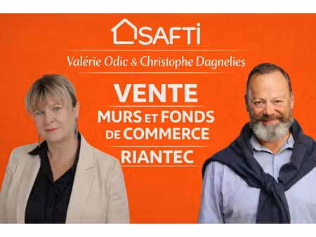 vente locaux professionnels 8 pièces 207 m² à riantec (56670)  371 000 €