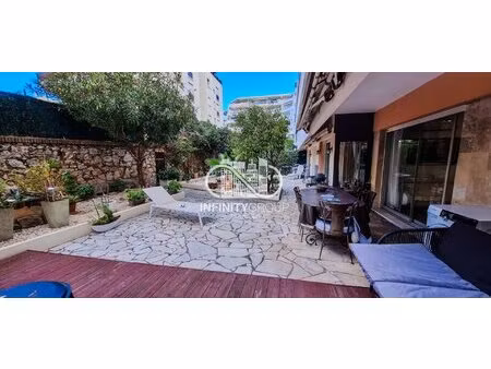 cannes alexandre iii + basse californie + t4 + 140m2 de jardin + garage + 2 caves
