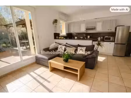 la grave de peille 3 pièces 70 m2 avec jardin de 400 m2
