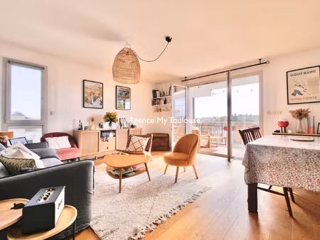 pech david/rangueil  appartement t4 86m2 avec balcon et park