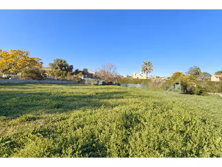 vente terrain à construire 1100 m² antibes (06600)