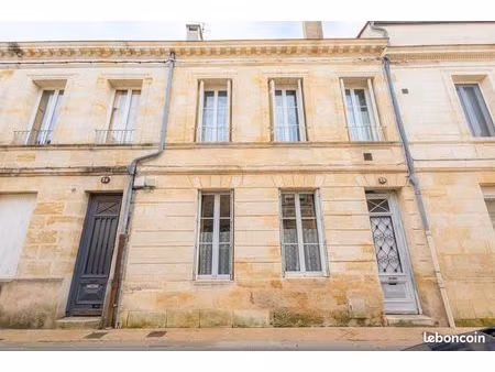 charmante maison a vendre quartier saint martial bordeaux