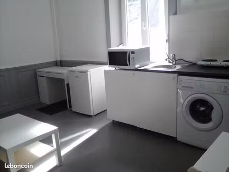 studio meublé 23m2 centre ville/chauf inclus