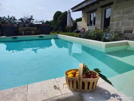 maison en pierre meublée avec goût – jardin & piscine-direct proprietaire