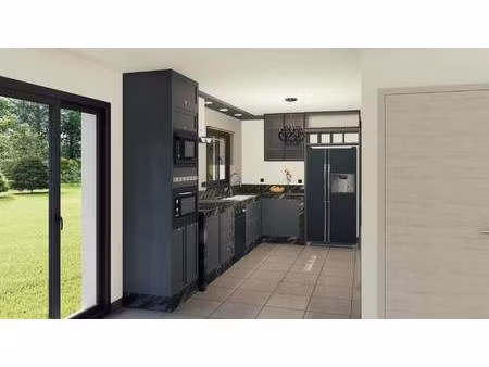 terrain avec maison neuve à vendre