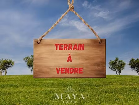 terrain constructible viabilisé à vendre