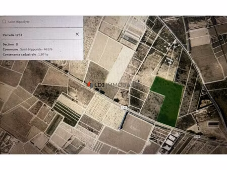 terrain à vendre pla de satint jean.