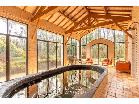 villa de charme avec verrières et parc arboré aux portes de l'océan