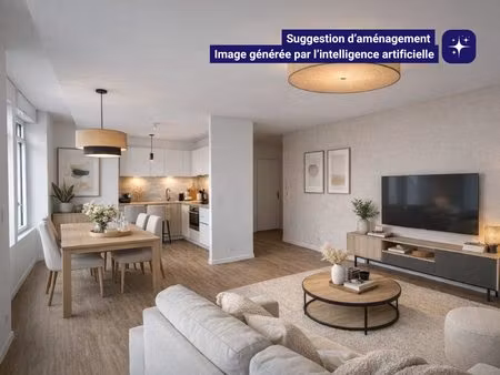 appartement t3 de standing au coeur du centre ville 68m2