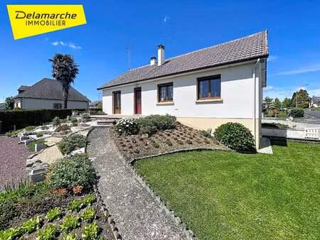a vendre : maison avec vie de plain pied la haye pesnel (50320) sur sous sol proche commod