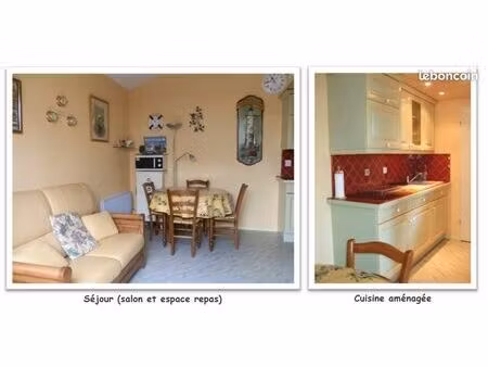 maison meublée  2 chambres  petit jardin  parking