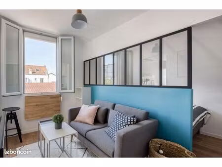 charmant t1 bis meublé – lumineux – bois-colombes