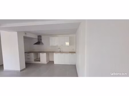 t3 neuf 97 m² – grand séjour – parking – extérieur – bougarber