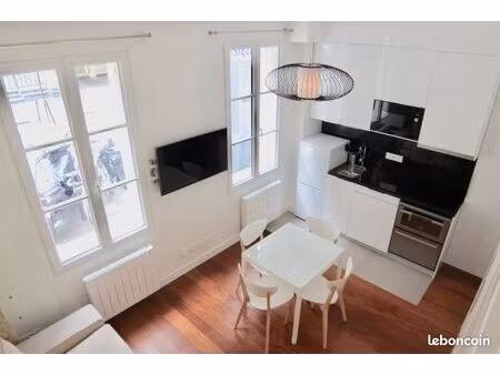 javel (75015) - studio équipé et meublé