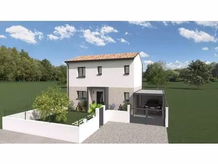 terrain avec maison neuve à vendre