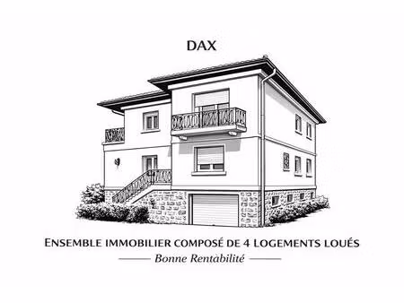 achat immeuble 261m² dax 40100