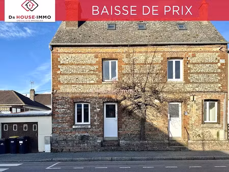 vente maison 4 pièces 81 m² à saint-nicolas-d'aliermont (76510)  160 000 €