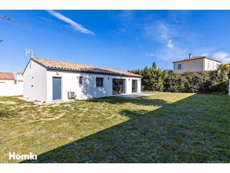 villa de plain pied 3 chambres  100m² de 2019 avec jardin et garage en rt 2012 : 349 900€