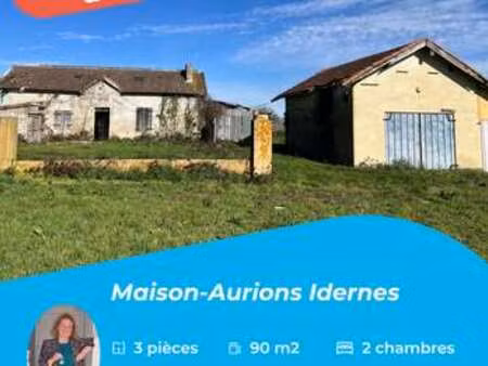 vente maison à aurions-idernes (64350) : à vendre / 90m² aurions-idernes