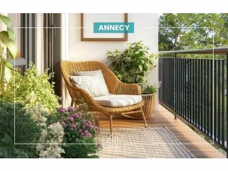 vente appartement neuf 4 pièces 82m2 annecy - 547000 € - surface privée