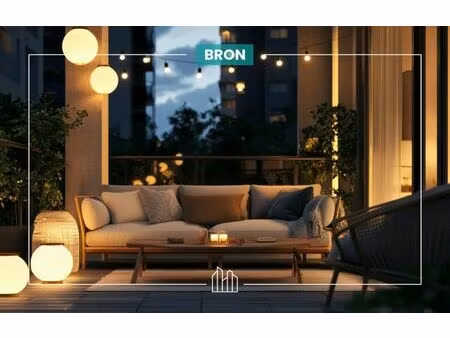 vente appartement neuf 2 pièces 62m2 bron - 307260 € - surface privée