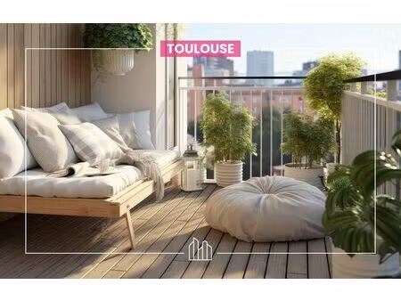 vente appartement neuf 2 pièces 40m2 toulouse - 223900 € - surface privée