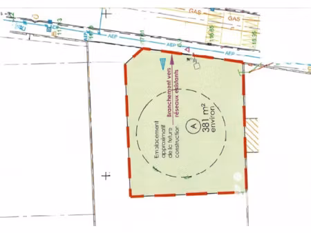 vente terrain à tournon-sur-rhône (07300) : à vendre / 381m² tournon-sur-rhône