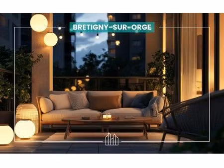 vente appartement neuf 3 pièces 58m2 brétigny-sur-orge - 266000 € - surface privée