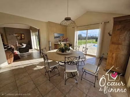 vente maison piscine à maulévrier (49360) : à vendre piscine / 217m² maulévrier