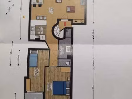 appartement 2 chambres très lumineux 5 minutes de la gare.