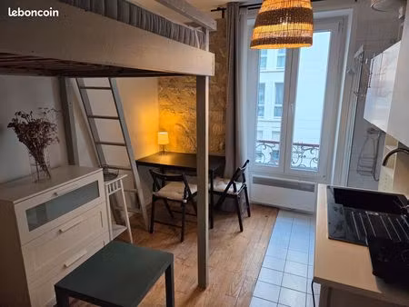 studio meublé - 1 pièce – 11 28m2 – quartier oberkampf