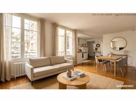 paris 16e – trocadéro / victor hugo – appartement familial 3 chambres – calme absolu