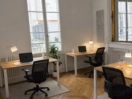 bureau privé 15m2 - 3-4 postes - quartier lorette-martyrs