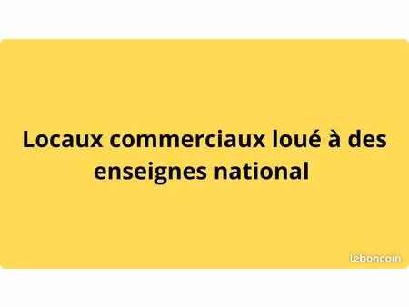 murs loué enseigne national