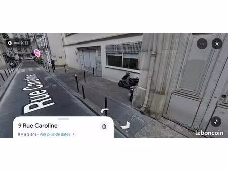 box fermé 13 m² – paris 17e – batignolles