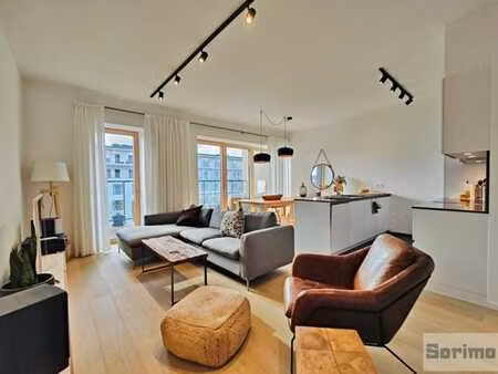 quartier marcel thiry - appart. 2ch. meublé avec terrasse