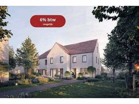 maison neuve fermée avec jardin - tva de 6% possible