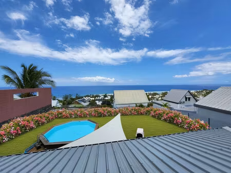 villa vue mer + dépendance à saint-gilles les bains