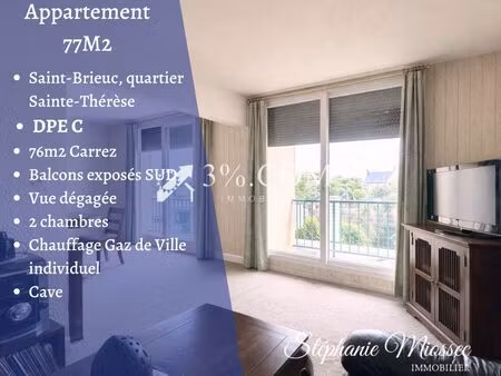appartement 4 pièces 76 m²