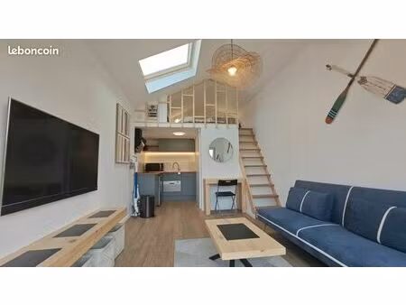 t1 meublé la rochelle (tasdon) - maison avec jardin et stationnement privé