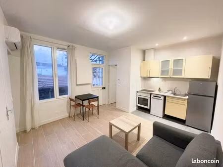 à louer – t2 meublé neuf & lumineux – impasse securisee au calme – mairie d'aubervilliers