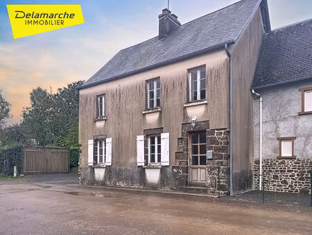 maison 3 pièces à vendre avec petit terrain à notre dame de cenilly (50210)