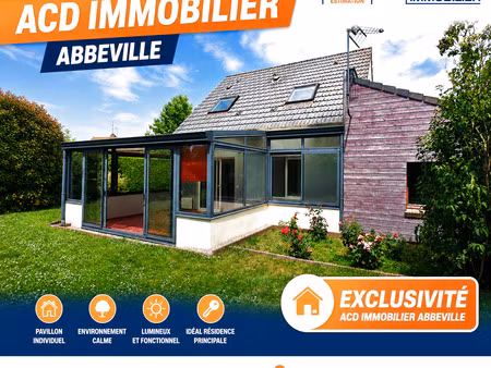 pavillon individuel avec jardin et garage secteur nouvion -