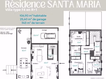 maison neuve t4 avec suite parentale – jardin privatif – vefa sécuriée