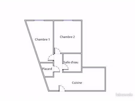 appartement 3 pièces 39 m²